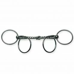 Partrade Horse Bits Metalab Scourier Loose Ring Snaffle
