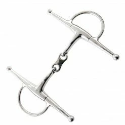 Weatherbeeta Horse Bits JP Korsteel Stainless Steel French Link Full Cheek Eggbutt Snaffle Bit