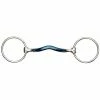 Shires Equestrian Products Horse Bits Shires Blue Alloy Mullen Mouth Loose Ring Bit