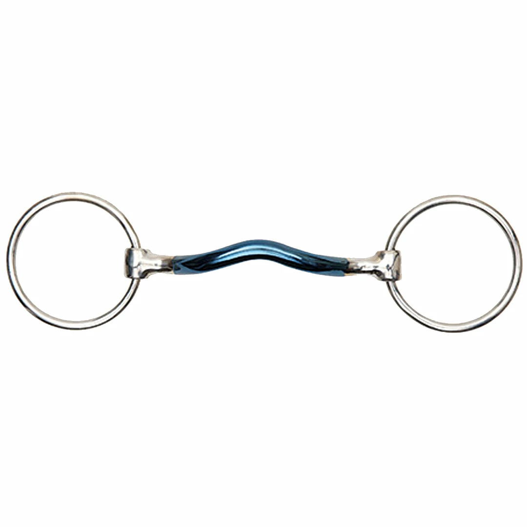Cheapest 🛒 Shires Equestrian Products Horse Bits Shires Blue Alloy Mullen Mouth Loose Ring Bit ❤️ 3 Shires Equestrian Products Horse Bits Shires Blue Alloy Mullen Mouth Loose Ring Bit
