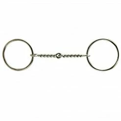 Intrepid Horse Bits Coronet Single Twisted Wire Loose Ring Snaffle Bit