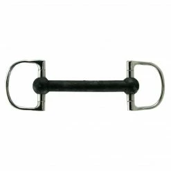 Intrepid Coronet Rubber Mullen Mouth Dee Ring Bit Horse Bits