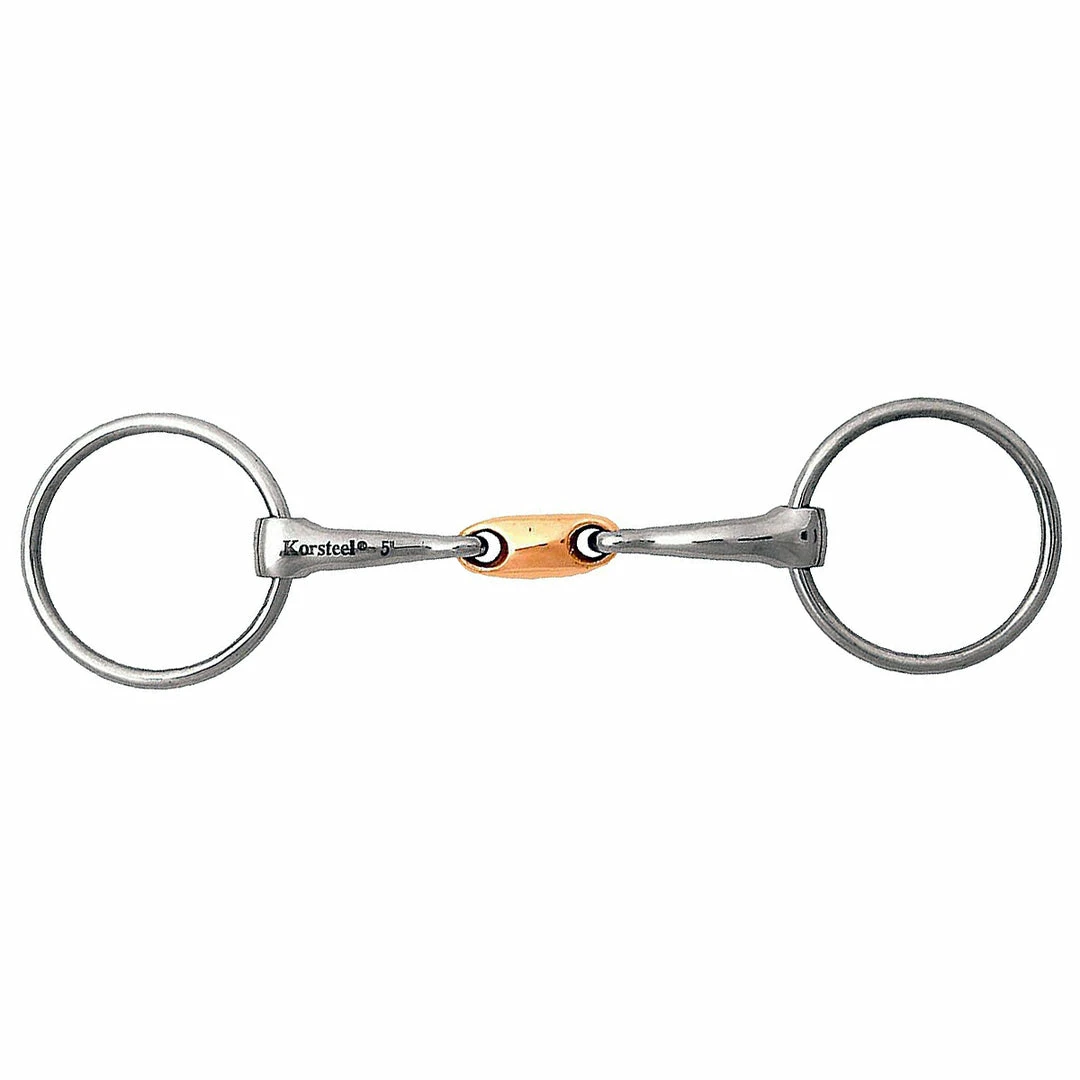 Wholesale 💯 Weatherbeeta Horse Bits JP Korsteel Stainless Steel Copper Oval Link Loose Ring Snaffle Bit 💯 3 Weatherbeeta Horse Bits JP Korsteel Stainless Steel Copper Oval Link Loose Ring Snaffle Bit