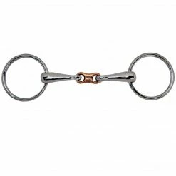 Toklat Originals Toklat Loose Ring With 16mm Copper French Link Bit Horse Bits