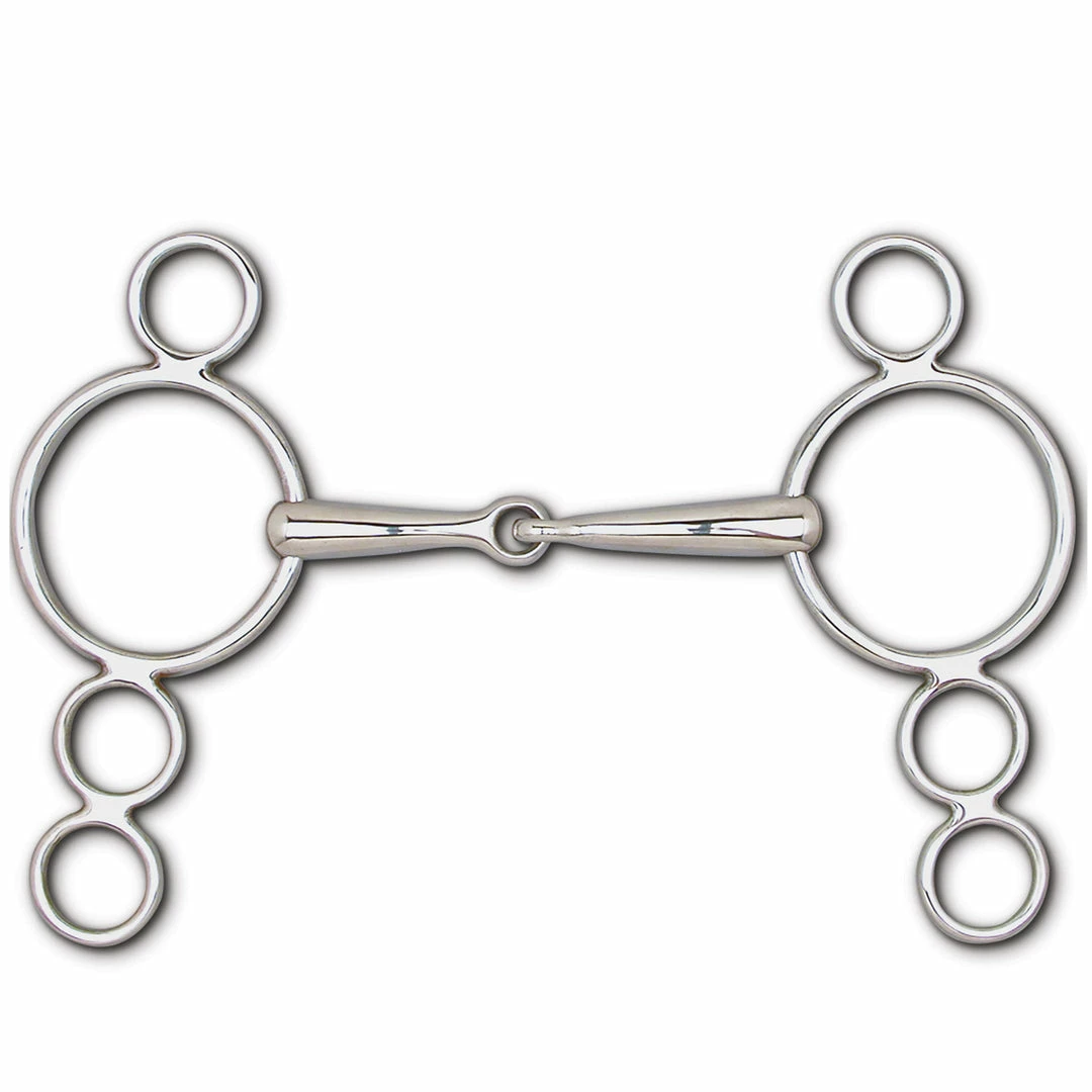 New ⌛ Toklat Originals Horse Bits Toklat Snaffle 4-Ring Continental Gag- 6 1/2" Cheek 👍 3 Toklat Originals Horse Bits Toklat Snaffle 4-Ring Continental Gag- 6 1/2" Cheek
