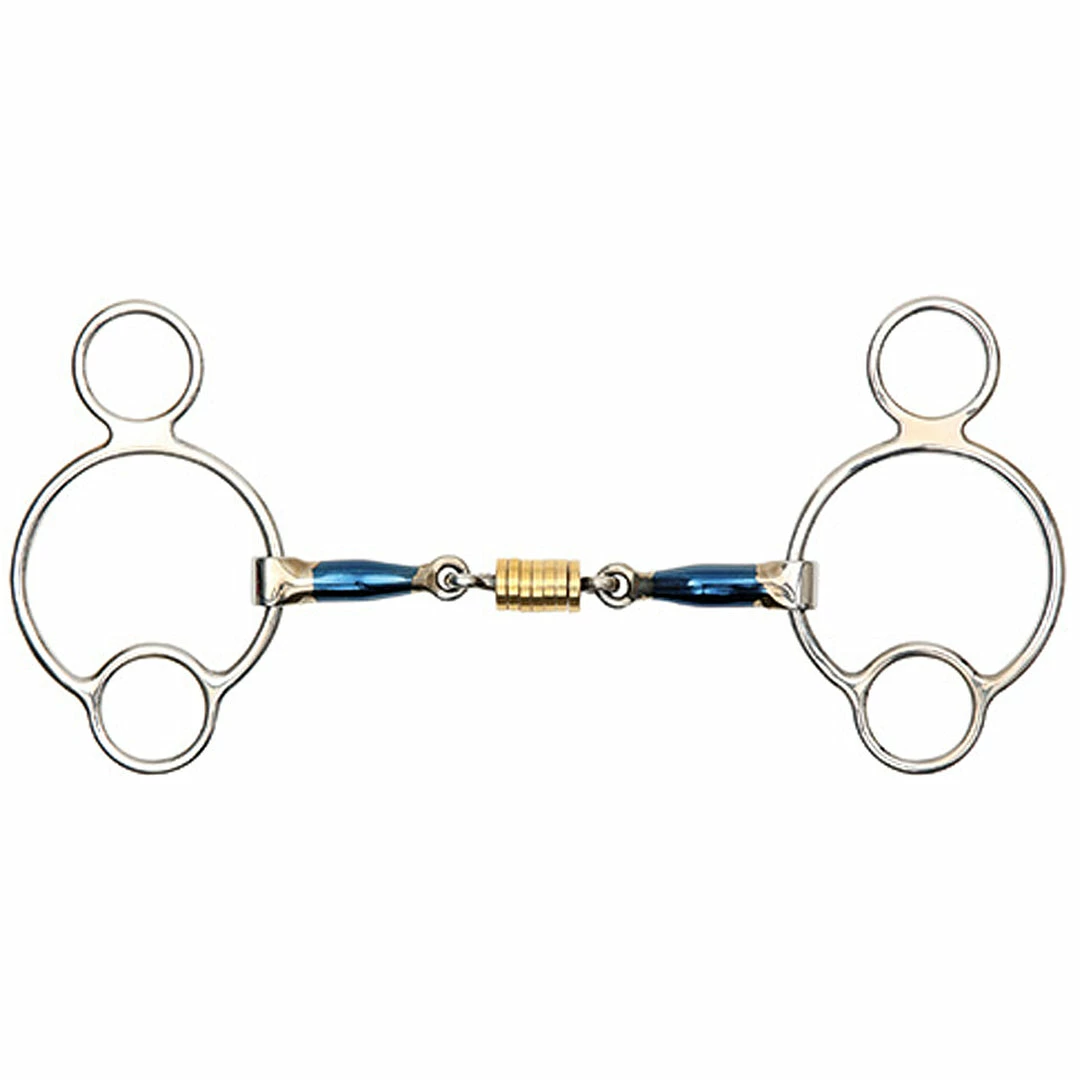 Flash Sale ❤️ Shires Equestrian Products Horse Bits Shires Blue Sweet Iron Universal With Roller Link Bit 🌟 3 Shires Equestrian Products Horse Bits Shires Blue Sweet Iron Universal With Roller Link Bit