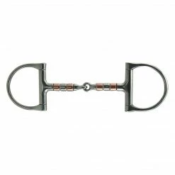 Intrepid Horse Bits Coronet Copper And Steel Roller Dee Snaffle Bit