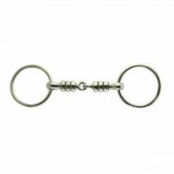 Intrepid Horse Bits Coronet Loose Ring Cherry Roller Snaffle Bit