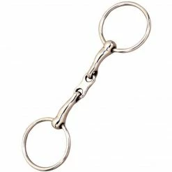 Weatherbeeta Horse Bits Korsteel Stainless Steel French Link Loose Ring Snaffle Bit