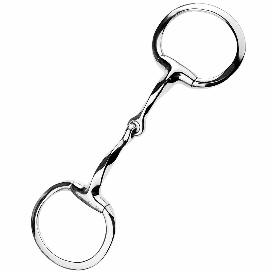 Outlet ✨ Weatherbeeta Horse Bits JP Korsteel Stainless Steel Jointed Slow Twist Eggbutt Snaffle Bit 🌟 3 Weatherbeeta Horse Bits JP Korsteel Stainless Steel Jointed Slow Twist Eggbutt Snaffle Bit