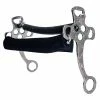 Coupon 👏 Partrade Horse Bits Metalab Hackamore With Neoprene Covered Chain Noseband ✨ 2 Partrade Horse Bits Metalab Hackamore With Neoprene Covered Chain Noseband
