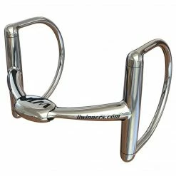 Jacks Mfg Horse Bits WTP Dee Bit With Normal Plate