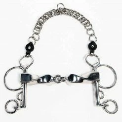 Partrade Metalab Jointed Twisted Short Lever Pelham Bit