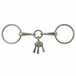 Jacks Mfg Horse Bits Player Ring Snaffle Bit