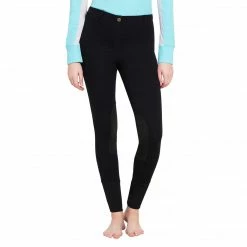 Wholesale 💯 JPC Equestrian TuffRider Ladies Starter Lowrise Pull On Knee Patch Breeches ✔️ 24 JPC Equestrian TuffRider Ladies Starter Lowrise Pull On Knee Patch Breeches