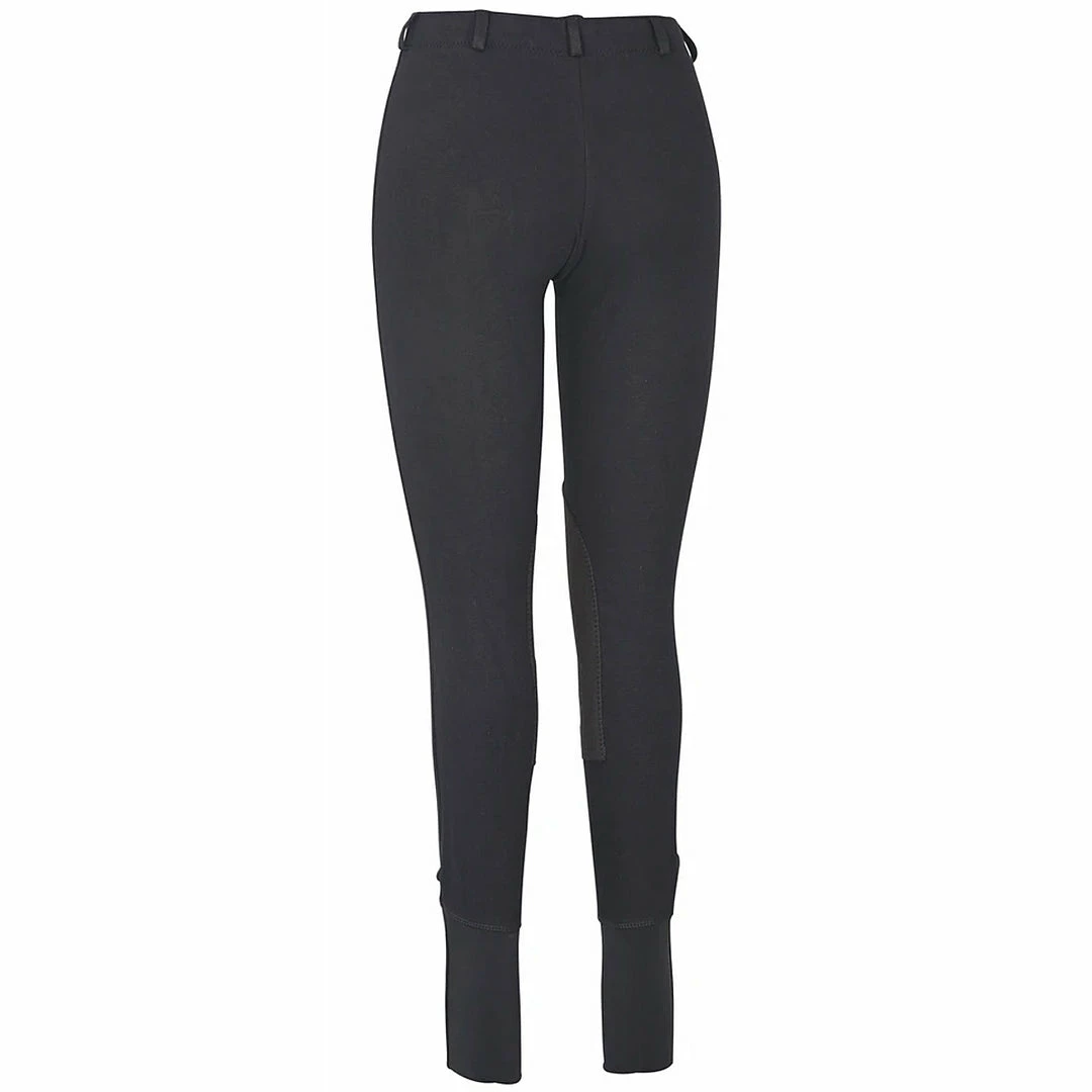 Wholesale 👏 JPC Equestrian TuffRider Ladies Cotton Lowrise Pull-On Knee Patch Breeches 😍 6 JPC Equestrian TuffRider Ladies Cotton Lowrise Pull-On Knee Patch Breeches