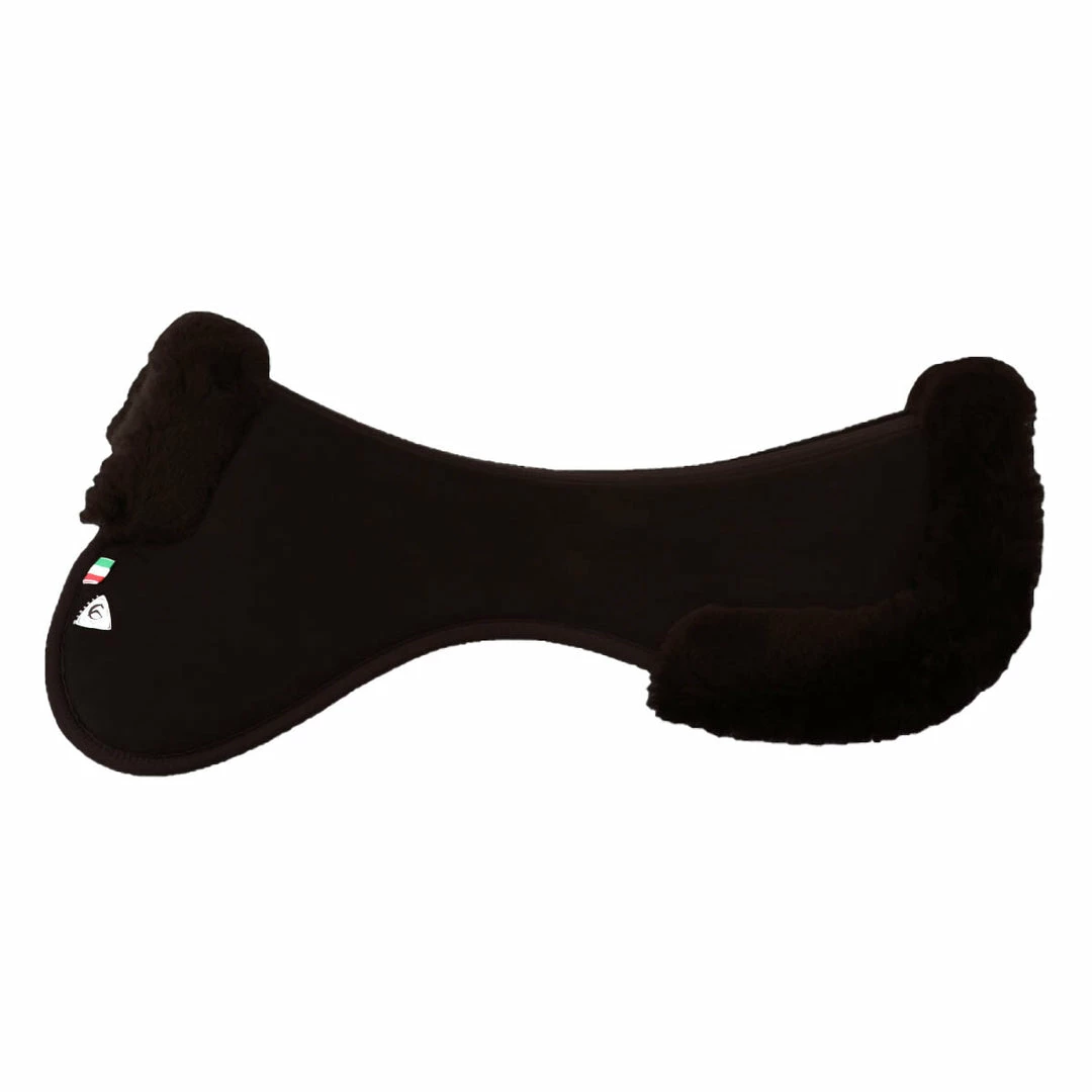 Best Sale 🥰 Frantisi Acavallo Memory Foam 1/2 Pad With Sheepskin Saddle Pads & Fittings ❤️ 3 Frantisi Acavallo Memory Foam 1/2 Pad With Sheepskin Saddle Pads & Fittings