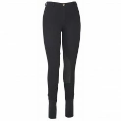 Wholesale 👏 JPC Equestrian TuffRider Ladies Cotton Lowrise Pull-On Knee Patch Breeches 😍 10 JPC Equestrian TuffRider Ladies Cotton Lowrise Pull-On Knee Patch Breeches
