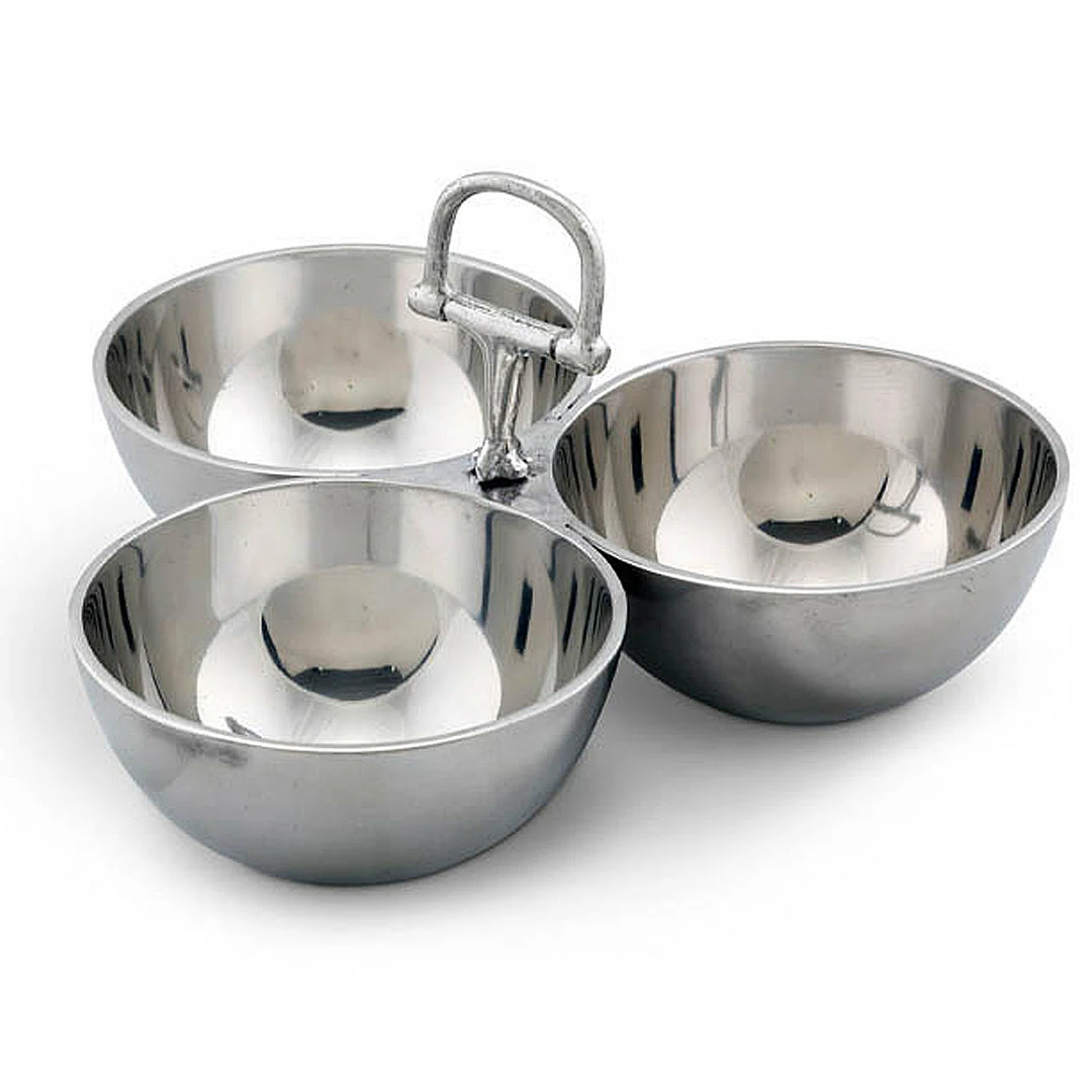 Cheap ❤️ Arthur Court Equestrian Bit 3 Nut Bowl 🧨 3 Arthur Court Equestrian Bit 3 Nut Bowl