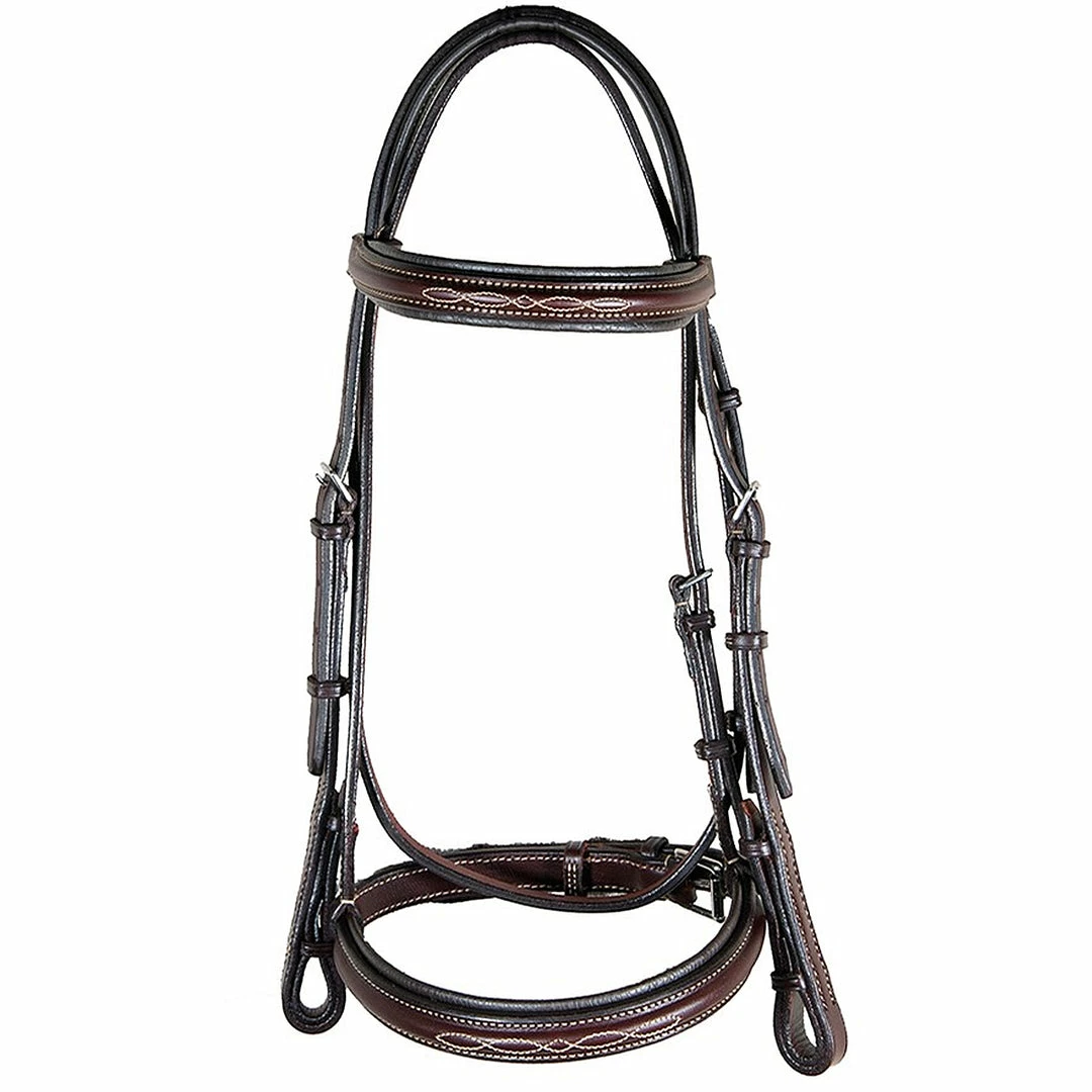 Budget ❤️ English Bridles Edgewood 1" Fancy Raised Padded Bridle With Padded Crown 👏 5 English Bridles Edgewood 1" Fancy Raised Padded Bridle With Padded Crown