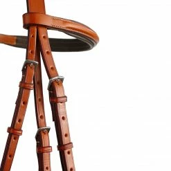 English Bridles Edgewood 1" Fancy Raised Padded Bridle With Padded Crown