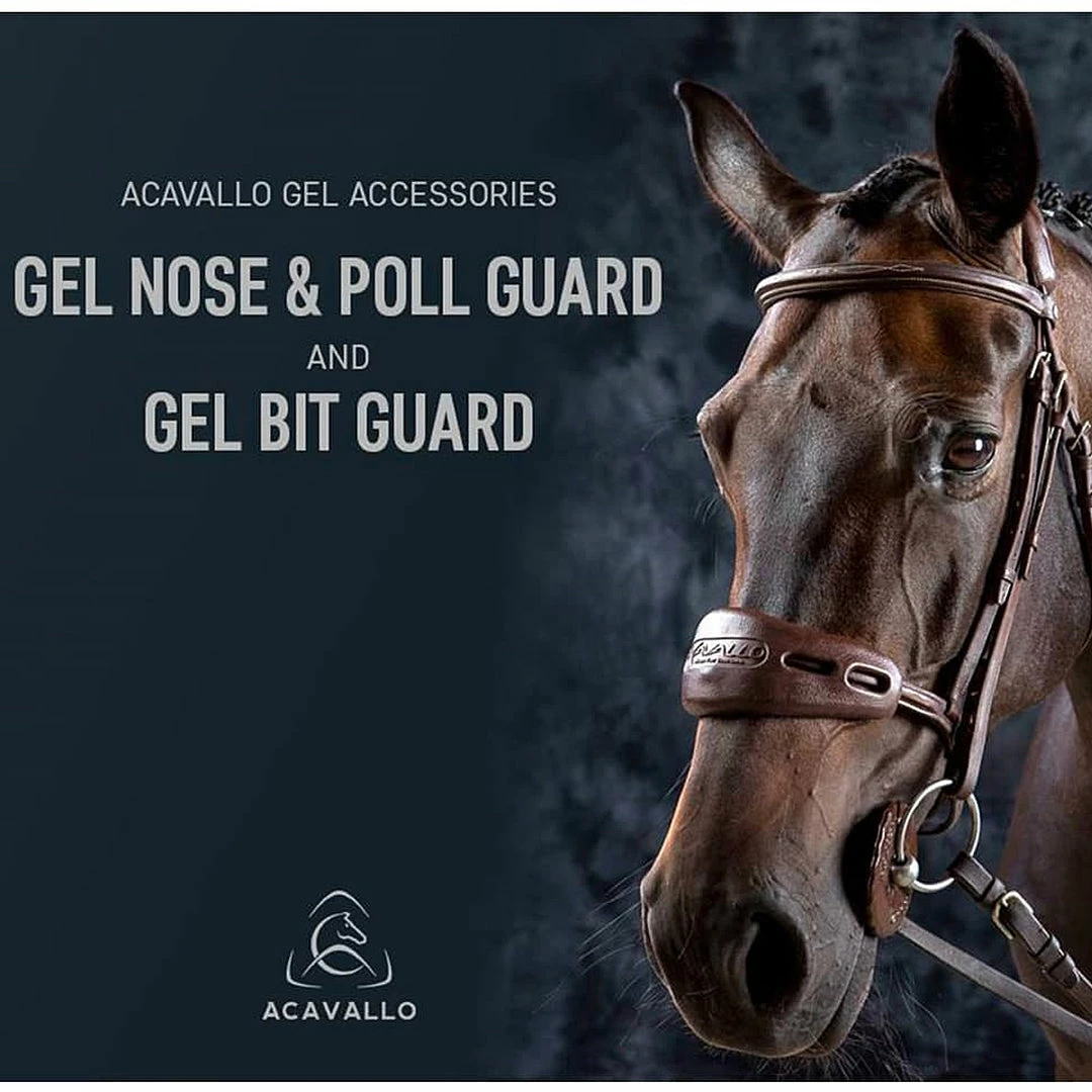 Promo ⭐ Frantisi Horse Bits Acavallo Gel Nose Or Poll Guard 🌟 8 Frantisi Horse Bits Acavallo Gel Nose Or Poll Guard
