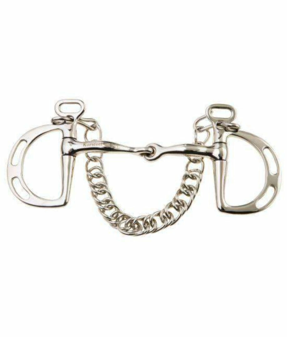 Cheap ✨ Weatherbeeta Horse Bits JP Korsteel Stainless Steel Jointed Slotted Ring KImblewick Bit ❤️ 3 Weatherbeeta Horse Bits JP Korsteel Stainless Steel Jointed Slotted Ring KImblewick Bit