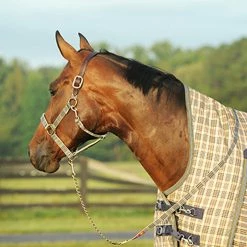 Jacks Mfg Halters & Leads 5/A Baker Lead With Chain