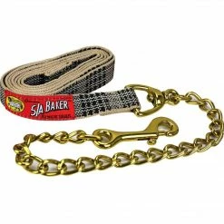 Jacks Mfg Halters & Leads 5/A Baker Lead With Chain