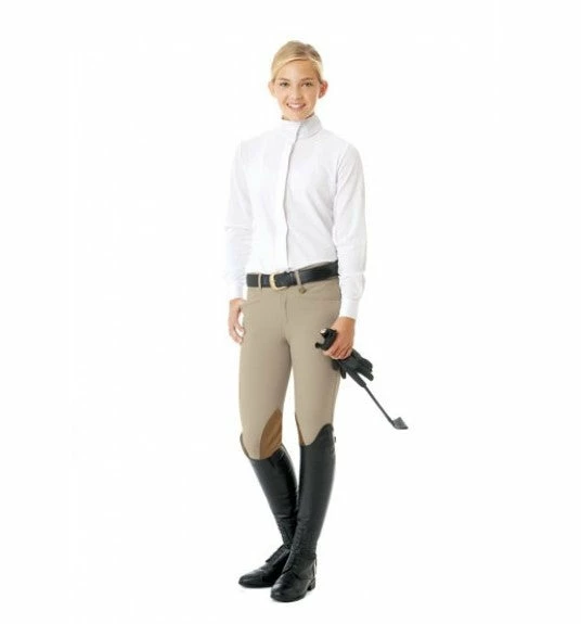 Cheap 🔥 English Riding Supply Ovation Child's Celebrity EuroWeave DX Euro Seat Front Zip Knee Patch Breeches 😉 3 English Riding Supply Ovation Child's Celebrity EuroWeave DX Euro Seat Front Zip Knee Patch Breeches