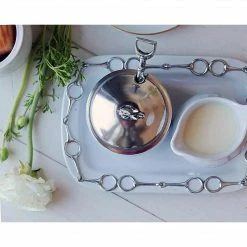 New 🎁 Equestrian Decor Arthur Court Sugar & Creamer Set 😉 8 Equestrian Decor Arthur Court Sugar & Creamer Set