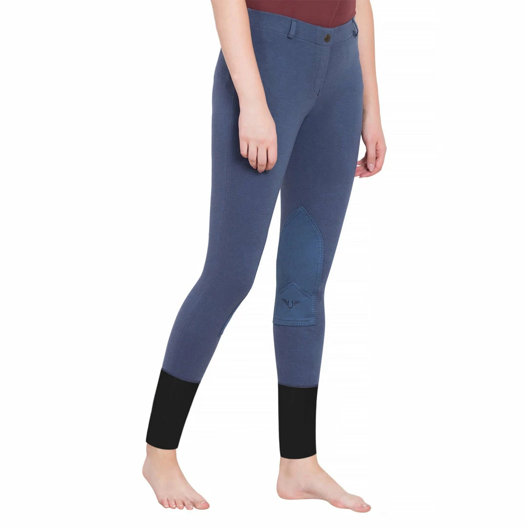 Wholesale 💯 JPC Equestrian TuffRider Ladies Starter Lowrise Pull On Knee Patch Breeches ✔️ 13 JPC Equestrian TuffRider Ladies Starter Lowrise Pull On Knee Patch Breeches