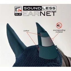 New 🤩 Horse Training Equipment Equiline Soundless Ear Net 💯 16 Horse Training Equipment Equiline Soundless Ear Net