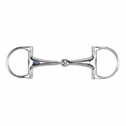 Weatherbeeta Horse Bits Korsteel Stainless Steel Featherweight Dee Ring Snaffle Bit