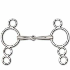 Toklat Originals Snaffle 4-Ring Continental Gag Horse Bits