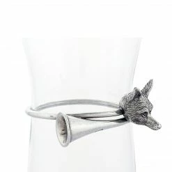 Arthur Court Equestrian Hunt Horn Wine Carafe Equestrian Decor