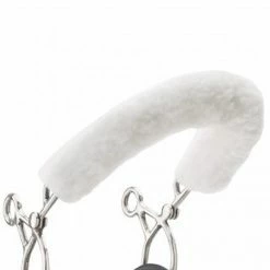 English Riding Supply Centaur Synthetic Fleece Hook And Loop Hackamore Noseband Cover Horse Bits