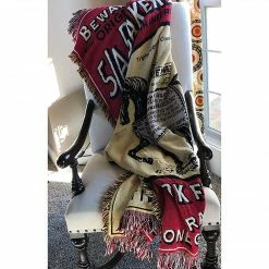 Deals 👏 Jacks Mfg 5/A Baker Logo Afghan 🎉 5 Jacks Mfg 5/A Baker Logo Afghan
