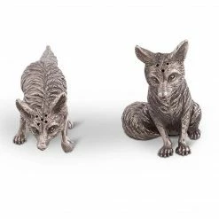 Equestrian Decor Arthur Court Equestrian Salt & Pepper Set - Fox