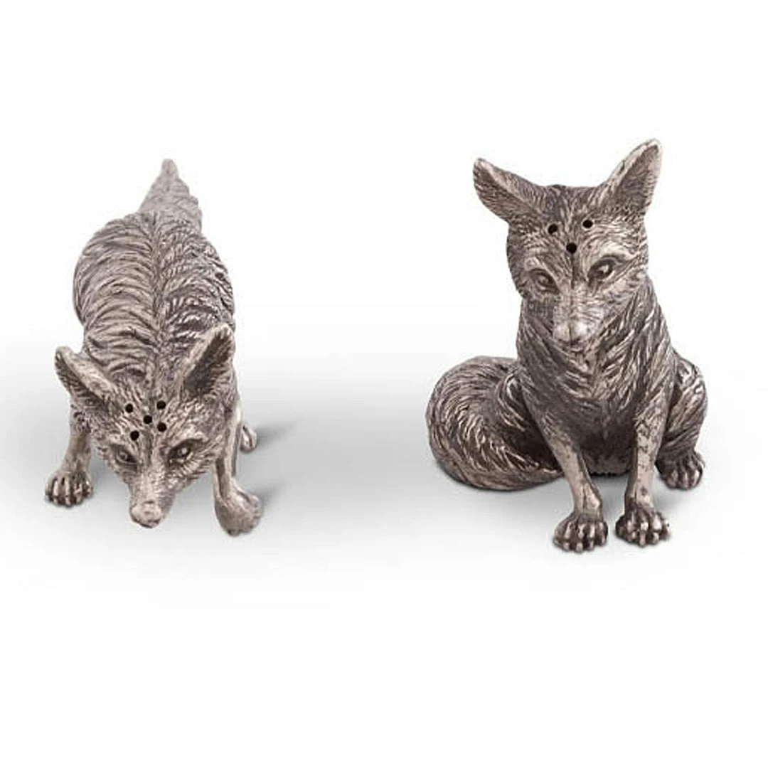 Flash Sale 😍 Equestrian Decor Arthur Court Equestrian Salt & Pepper Set - Fox 🤩 4 Equestrian Decor Arthur Court Equestrian Salt & Pepper Set - Fox