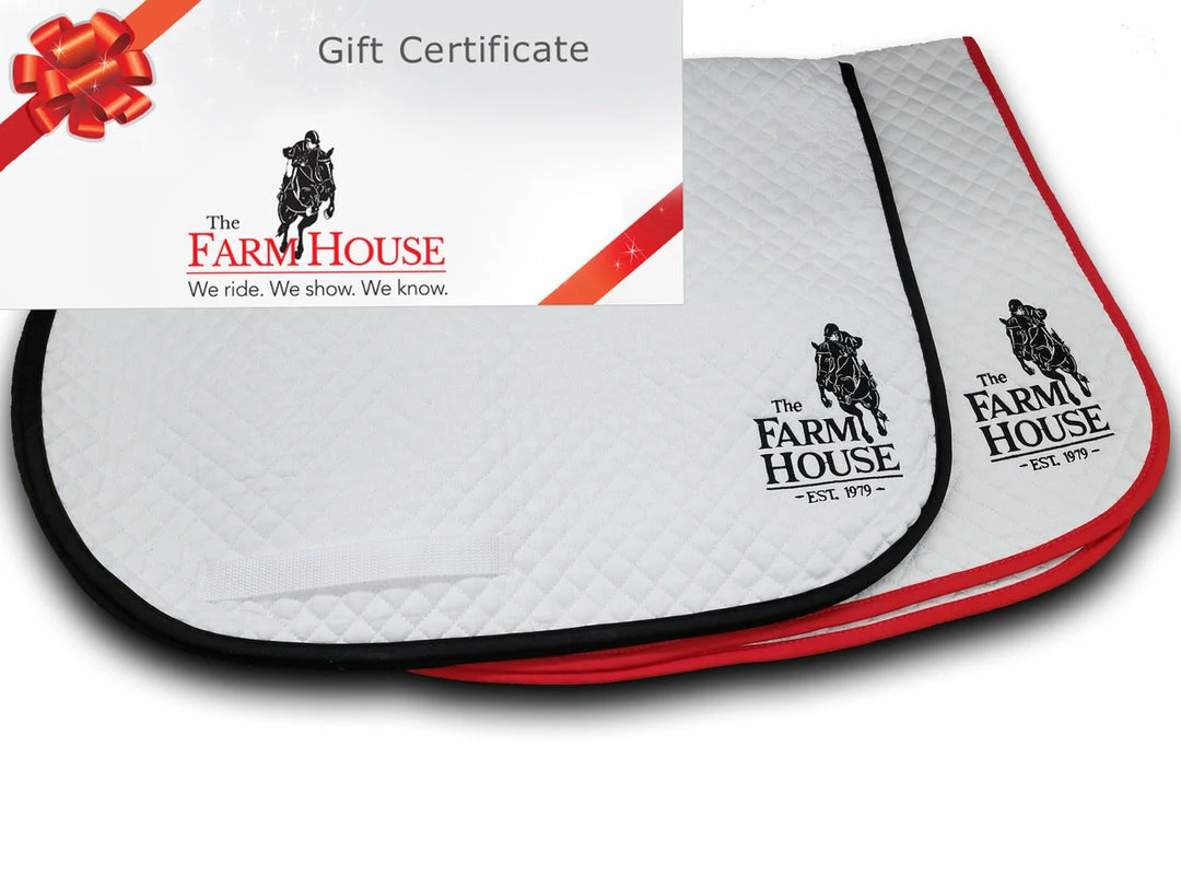 Best deal ⭐ Farm House Tack Mailable Gift Certificates Gift Cards 💯 3 Farm House Tack Mailable Gift Certificates Gift Cards