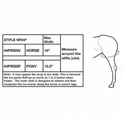 Ice Horse Stifle Wrap Therapeutic Horse Boots & Wraps