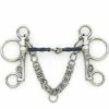 English Riding Supply Horse Bits Centaur Blue Steel Slow Twist Tom Thumb Pelham Bit