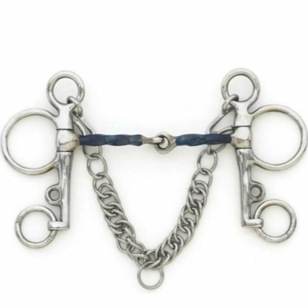 Best Pirce 🧨 English Riding Supply Horse Bits Centaur Blue Steel Slow Twist Tom Thumb Pelham Bit ⭐ 3 English Riding Supply Horse Bits Centaur Blue Steel Slow Twist Tom Thumb Pelham Bit