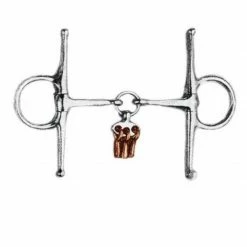 Weatherbeeta Korsteel Stainless Steel Copper Keys Full Cheek Training Snaffle Bit Horse Bits