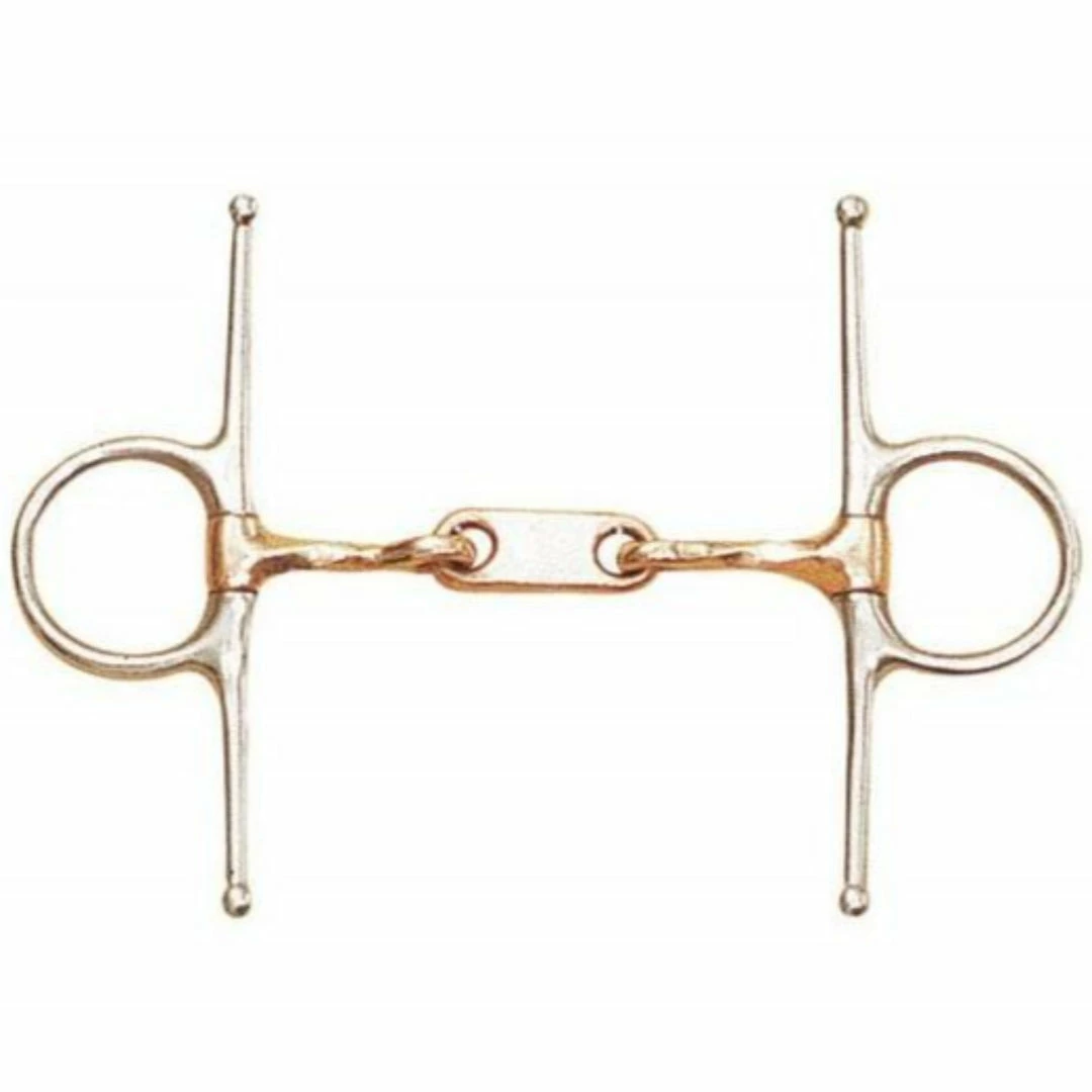 Wholesale 🔔 English Riding Supply Centaur Stainless Steel Dr Bristol Full Cheek With Twisted Copper Mouth Bit Horse Bits 😍 3 English Riding Supply Centaur Stainless Steel Dr Bristol Full Cheek With Twisted Copper Mouth Bit Horse Bits