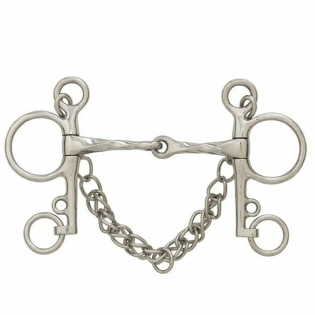 Flash Sale ✨ English Riding Supply Centaur Stainless Steel Slow Twist Jointed Mouth Pelham Bit ❤️ 3 English Riding Supply Centaur Stainless Steel Slow Twist Jointed Mouth Pelham Bit