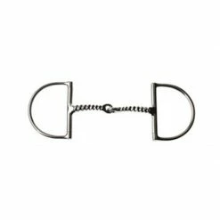 Weatherbeeta Korsteel Stainless Steel Corkscrew Dee Ring Snaffle Bit Horse Bits