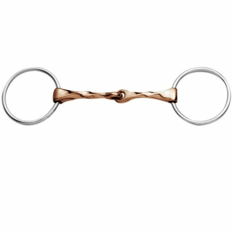 Best deal 👏 Weatherbeeta Korsteel Stainless Steel Copper Mouth Slow Twist Loose Ring Snaffle Bit Horse Bits ✨ 3 Weatherbeeta Korsteel Stainless Steel Copper Mouth Slow Twist Loose Ring Snaffle Bit Horse Bits