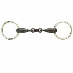 Weatherbeeta Horse Bits Korsteel Sweet Iron French Link Loose Ring Snaffle Bit